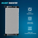 Nilight 34 Inch Radiator for Chevy Silverado 1500 1999-2003 2004 2005 2006 2007 2008 2009 2010 2011 2012 2013, Suburban Tahoe, GMC Sierra 1500 Yukon XL, Cadillac Escalade, Automatic Transmission, view 2