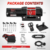 Nilight 3500 lb ATV/UTV Electric Winch Kit With Synthetic Winch Rope, view 5