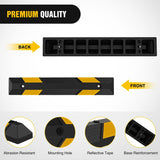 Nilight 36 Inch Parking Curb - 2 Pack Heavy Duty Rubber Garage Driveway Wheel Parking Stopper Blocks for Cars, SUVs, and Trucks, view 3