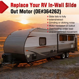 Nilight 364262 RV in-Wall Slide-Out Motor with Brake Lippert SlimRack | Brake 42mm Mid Torque Motor Compatible with Lippert SlimRack Schwintek in Wall Slide System for Travel Trailer Camper, view 5