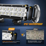 Nilight 36 Inch 234W Double Row Spot Flood LED Light Bar, view 4