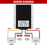 Nilight 36V/48V to 12V 30A 360W Voltage Converter, view 3