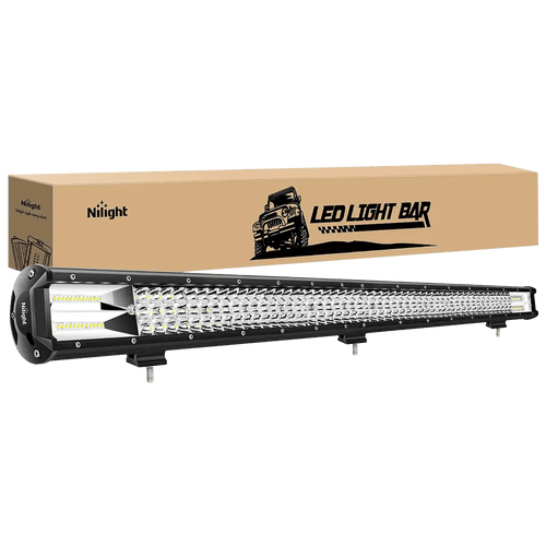 Nilight 37 Inch 468W 46800LM Triple Row Spot Flood LED Light Bar