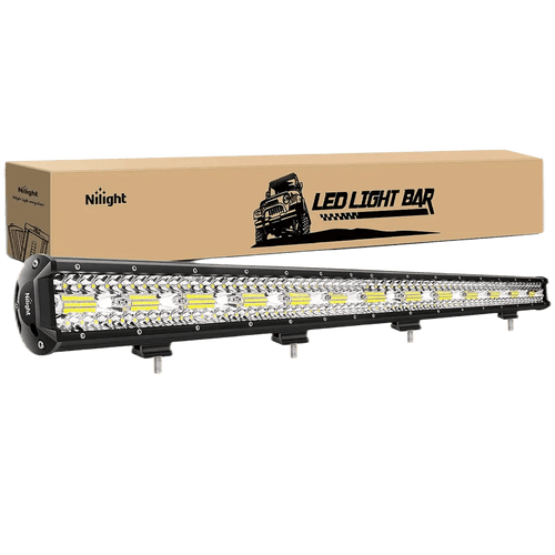 Nilight 37 Inch 780W 78000LM Triple Row Spot Flood LED Light Bar