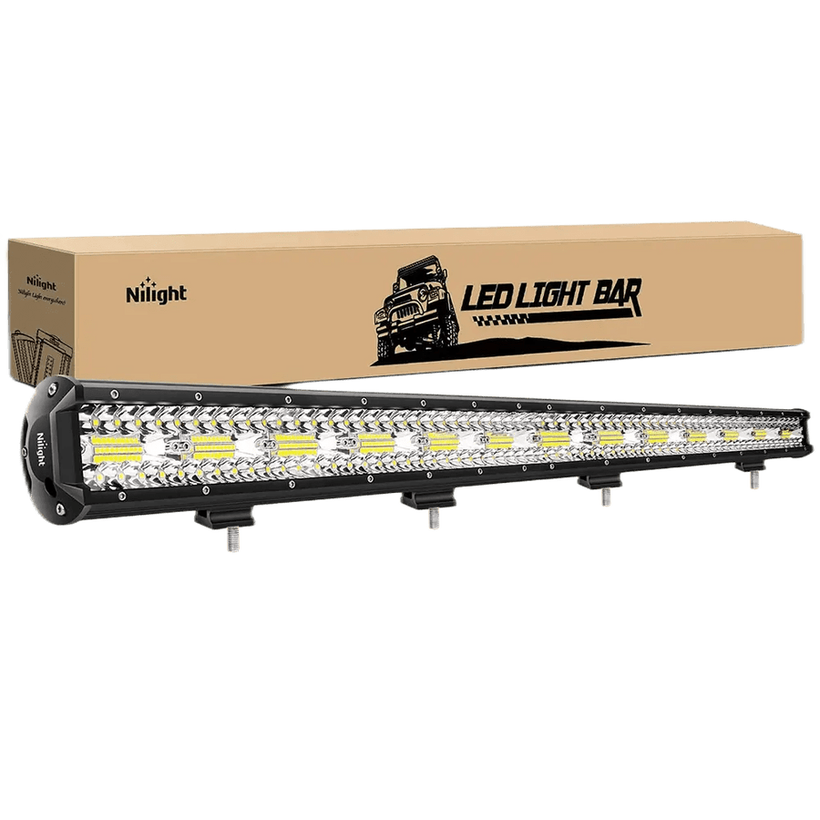 Nilight 37 Inch 780W 78000LM Triple Row Spot Flood LED Light Bar