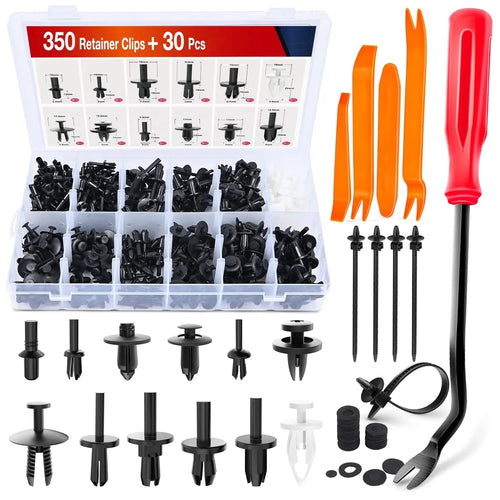 Nilight 380 Pcs Car Retainer Clips & Fastener Remover