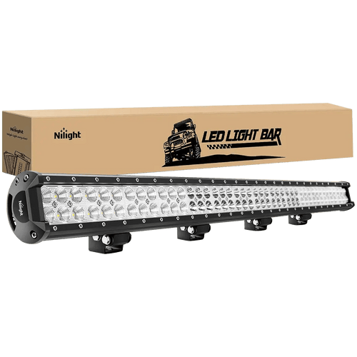 Nilight 39 Inch 252W Double Row Spot Flood LED Light Bar