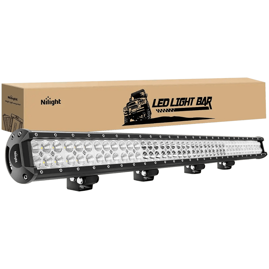 Nilight 39 Inch 252W Double Row Spot Flood LED Light Bar
