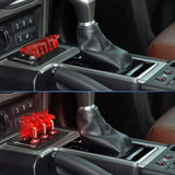 Nilight 3Gang 3Pin SPST ON/Off Red Rocker Switch Panel w/ LED Light Flip Cover, view 6