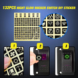 Nilight 3Gang 5Pin ON/Off Rocker Switch Panel Purple, view 5