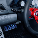 Nilight 3Gang Blue Rocker Switch Box w/ PD Type C | QC 3.0 USB Charger Voltmeter, view 6
