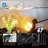 Nilight 3 Inch 12W 2940LM Amber Round Flood Built-in EMC LED Work Lights (Pair), view 5