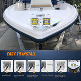 Nilight 3 Inch 42W Spot Flood Combo White Case Led Work Lights (Pair), view 6