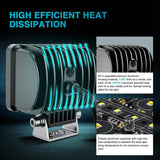 Nilight 3.3 Inch 6LED Spot Flood Built-in EMC LED Pod Lights (Pair), view 4