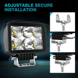 Nilight 3.3 Inch 6LED Spot Flood Built-in EMC LED Pod Lights (Pair), view 5