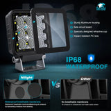 Nilight 3 Inch 9LED Square Flood Built-in EMC LED Pod Lights (Pair), view 5