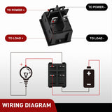 Nilight 3PCS DPST Rocker Switches 12V 30A/110V 35A/125VAC 4 Pin 2 Position Switch ON Off Toggle Switch KCD4 for Car Automotive Truck Boat Marine Off-Road Vehicle, view 2