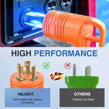 Nilight 3 Prong 30Amp Male Twist Lock to 30Amp Female RV Power Adapter, view 2