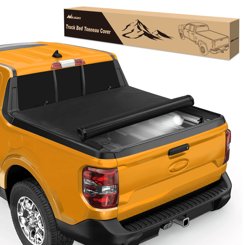 Nilight 4.5ft Soft Roll Up Truck Bed Cover for Ford Maverick 2022 2023 2024 2025