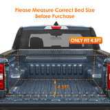 Nilight 4.5ft Soft Roll Up Truck Bed Cover for Ford Maverick 2022 2023 2024 2025, view 5