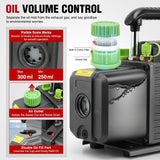 Nilight 4 CFM Vacuum Pump HVAC, 1/3 HP 110V Single Stage AC Vacuum Pumps Kit for R22 R404a R134a R410a, 5 Pa Ultimate Vacuum for Auto Air Conditioning Servicing Refrigerant Recharging, Oil Included, view 5