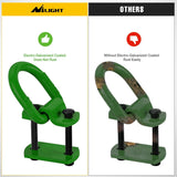 Nilight 4 PCS D Ring Tie Down Anchor 1/2 Inch Heavy Duty Rings with Screws Bolts on Trailer Truck Bed Cargo 12000 Lbs Break Strength Hook Green, view 5