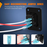 Nilight 4 Pin Bilge Pump Rocker Switch with Panel and Jumper Wires, view 5