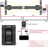 Nilight 4 Pin RV Electric Stabilizer Jack Switch, view 6