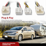 Nilight 4 Pin Trailer Wiring Harness Kit 55580 Vehicle Standard 4 Way Connector Custom for 2004 2005 2006 2007 2008 2009 2010 Toyota Sienna Simple Fit Hitch Harness, view 2