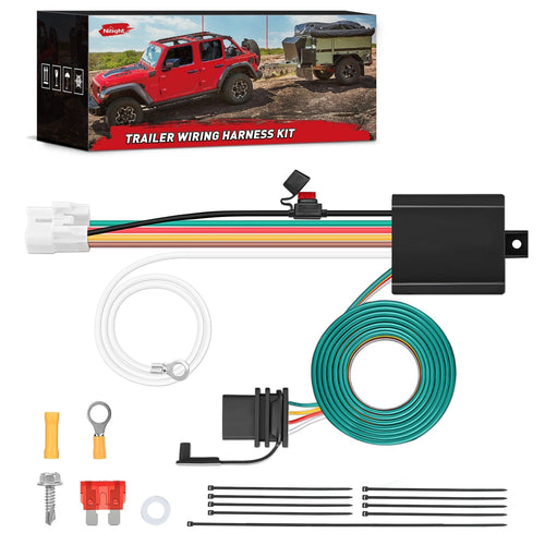 Nilight 4 Pin Trailer Wiring Harness Kit 56040 for 2009 2010 2011 2012 2013 2014 2015 2016 2017 2018 2019 2020 2021 2022 2023 2024 Subaru Forester Outback XV Crosstrek Forester Ascent