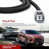 Nilight 4 Pin Trailer Wiring Harness Kit 56083 Custom for 2010 2011 2012 2013 2014 2015 2016 2017 2018 2019 2020 2021 2022 2023 RX350 RX450h RX350L RX350hL, view 2