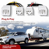 Nilight 4 Pin Trailer Wiring Harness Kit 56165 Vehicle Standard 4 Way Connector Custom for 2006 2007 2008 2009 2010 2011 2012 Toyota RAV4 Simple Fit Tow Hitch Accessories, view 2