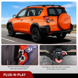 Nilight 4 Pin Trailer Wiring Harness Kit 56165 Vehicle Standard 4 Way Connector Custom for 2006 2007 2008 2009 2010 2011 2012 Toyota RAV4 Simple Fit Tow Hitch Accessories, view 4