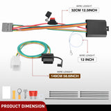Nilight 4 Pin Trailer Wiring Harness Kit 56217 Fit for 2008 2009 2010 2011 2012 2013 2014 2015 2016 2017 2018 2019 2020 2021 Toyota Highlander Lexus RX350 RX350L, view 6