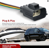 Nilight 4 Pin Trailer Wiring Harness Kit 56245 Vehicle Side Custom for 2013 2014 2015 2016 2017 Buick Enclave; Chevrolet Traverse  GMC Acadia Limited (Hitch Factory Tow Package Required), view 3