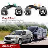 Nilight 4 Pin Trailer Wiring Harness Kit 56331 for2011 2012 2013 2014 2015 2016 2017 2018 2019 2020 Dodge Grand Caravan Chrysler Town & Country Ram C/V, view 2