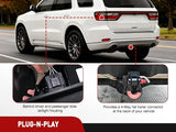 Nilight 4 Pin Trailer Wiring Harness Kit 56336 Vehicle Standard 4 Way Connector Custom for 2014 2015 2016 2017 2018 2019 2020 2021 2022 2023 2024 2025 Dodge Durango Simple Fit Tow Hitch, view 4