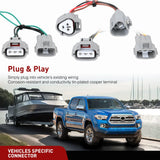 Nilight 4 Pin Trailer Wiring Harness Kit 56349 Vehicle Standard 4 Way Connector Custom for Toyota Tacoma 2016 2017 2018 2019 2020 2021 2022 2023, view 2