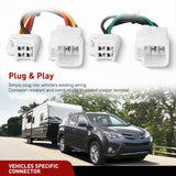 Nilight 4 Pin Trailer Wiring Harness Kit 56350 Vehicle Side Custom for  2013 2014 2015 2016 2017 2018 2019 2020 2021 2022 Toyota Avalon RAV4 Fit Tow Hitch, view 2