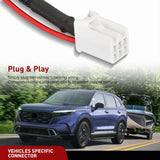 Nilight 4 Pin Trailer Wiring Harness Kit 56370 Vehicle Standard 4 Way Connector Custom for 2017 2018 2019 2020 2021 2022 2023 2024 2025 Honda CRV CR-V Simple Fit Tow Hitch Harness, view 2