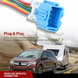 Nilight 4 Pin Trailer Wiring Harness Kit 56382 Vehicle Standard 4 Way Connector Custom for 2018 2019 2020 2021 2022 2023 2024 2025 Honda Odyssey Simple Fit Tow Hitch Harness, view 2