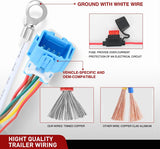 Nilight 4 Pin Trailer Wiring Harness Kit 56382 Vehicle Standard 4 Way Connector Custom for 2018 2019 2020 2021 2022 2023 2024 2025 Honda Odyssey Simple Fit Tow Hitch Harness, view 5