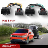 Nilight 4 Pin Trailer Wiring Harness Kit 56403 Vehicle Standard 4 Way Connector Custom for 2018 2019 2020 2021 2023 2024 Volkswagen Tiguan Simple Fit Tow Hitch Accessories, view 2