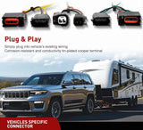 Nilight 4 Pin Trailer Wiring Harness Kit 56426 Vehicle Standard 4 Way Connector Custom for 2014 2015 2016 2017 2018 2019 2020 2021 Jeep Grand Cherokee 2022 Grand Cherokee WK Simple Fit Hitch, view 2