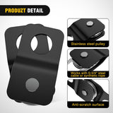 Nilight 4 Ton Winch Snatch Block Towing Pulley Blocks 8000 LBS Capacity, Heavy Duty Offroad Recovery Accessory for Synthetic Rope & Steel Cable Universal ATV UTV, view 4