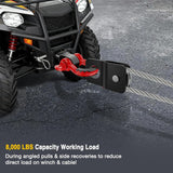 Nilight 4 Ton Winch Snatch Block Towing Pulley Blocks 8000 LBS Capacity, Heavy Duty Offroad Recovery Accessory for Synthetic Rope & Steel Cable Universal ATV UTV, view 6