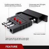 Nilight 4 Way Flat LED Indicator Trailer Tester for Turn Signal Tail & Reverse Lights, view 4