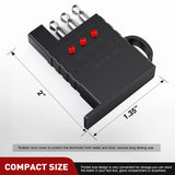 Nilight 4 Way Flat LED Indicator Trailer Tester for Turn Signal Tail & Reverse Lights, view 5
