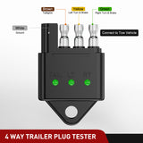 Nilight 4 Way Flat Trailer Wiring Circuit Tester Male End Wire 4 Pin Test with Bright Light Indicator for Turn Signal Brake Tail Lights Trouble Shooting, view 2