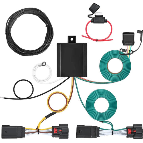 Nilight 4 Way Trailer Wiring Harness Kit 56407 Fit W/ Wrangler JL 2018-2023 & Gladiator 2020-2023